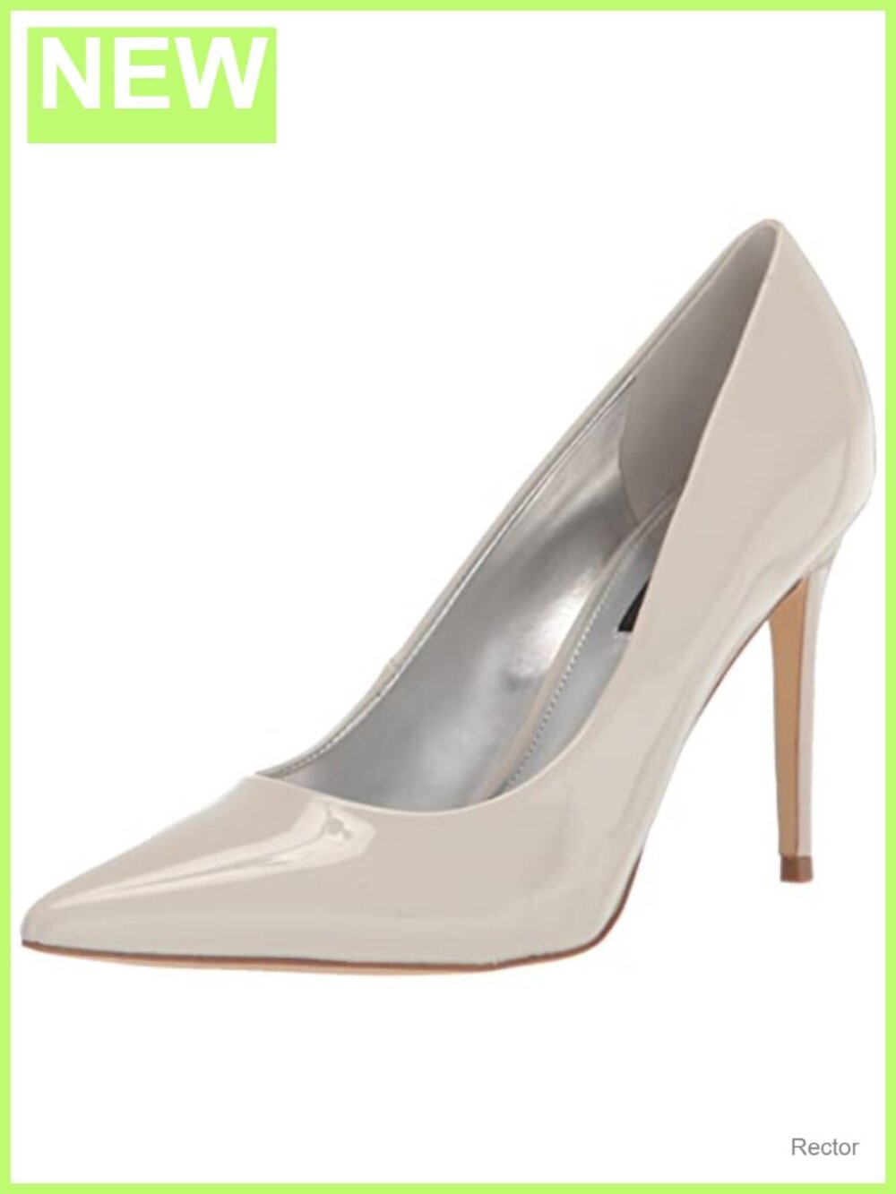Nine West Fresh Pump Womens Pointed Toe Slip On Stiletto Heel Faux Leather